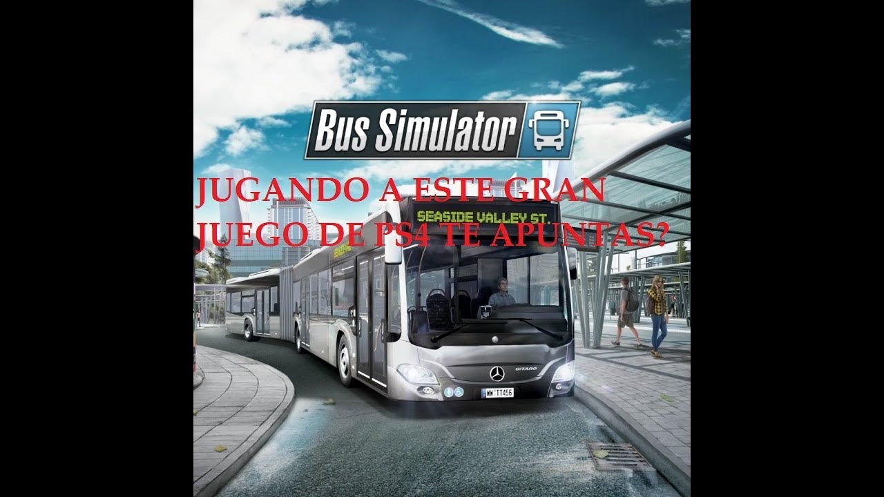 Bus simulator ps4  guía, objetivo planificar ruta de 7 paradas, vídeo 4