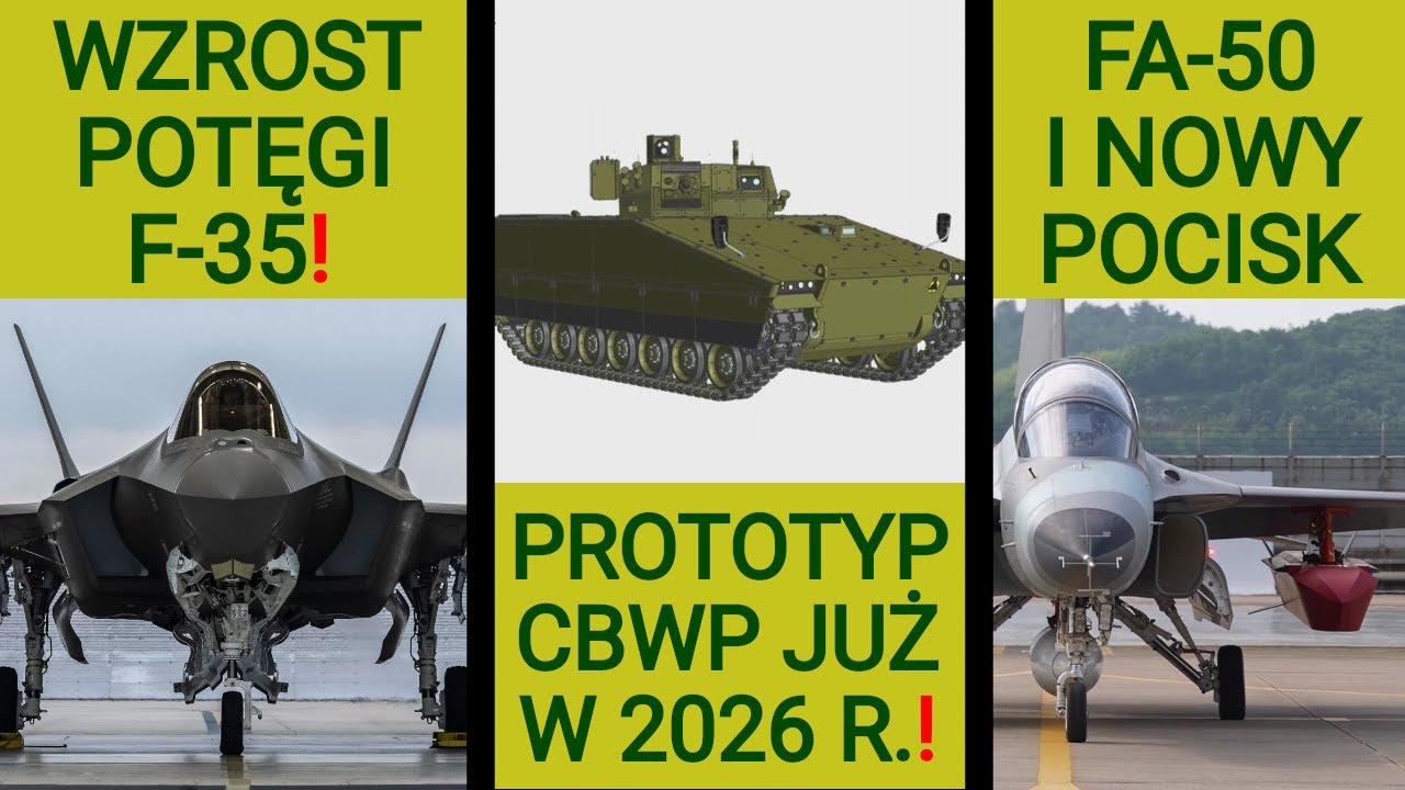 Prototyp ciężkiego BWP od HSW już w przyszłym roku! FA-50 będzie potężny: WOJSKOWE NEWSY #273
