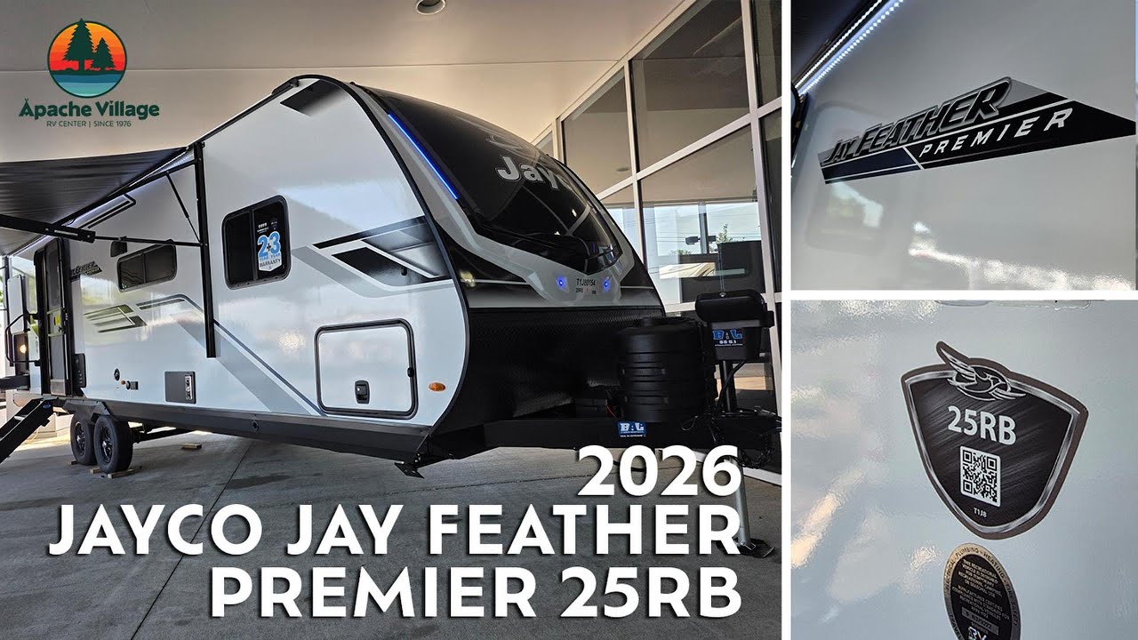 OUR MOST POPULAR COUPLES COACH! 2026 JAYCO JAY FEATHER PREMIER 25RB