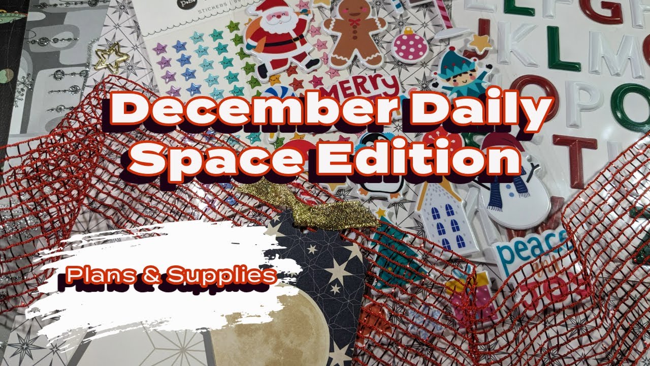 December Daily Space Edition, Plans & Supplies | Space Stories on My Christmas Tree | Cosmic Chicago