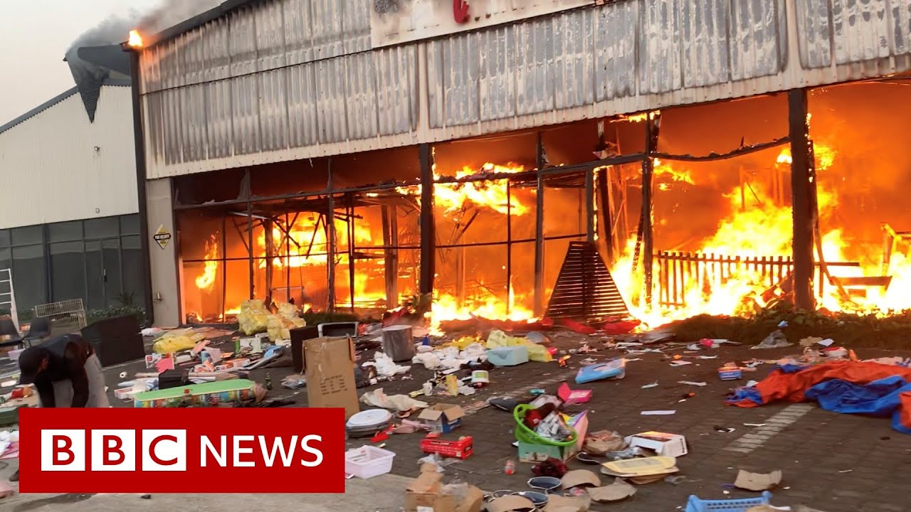 Looting and unrest leaves 72 dead as South Africa violence continues - BBC News