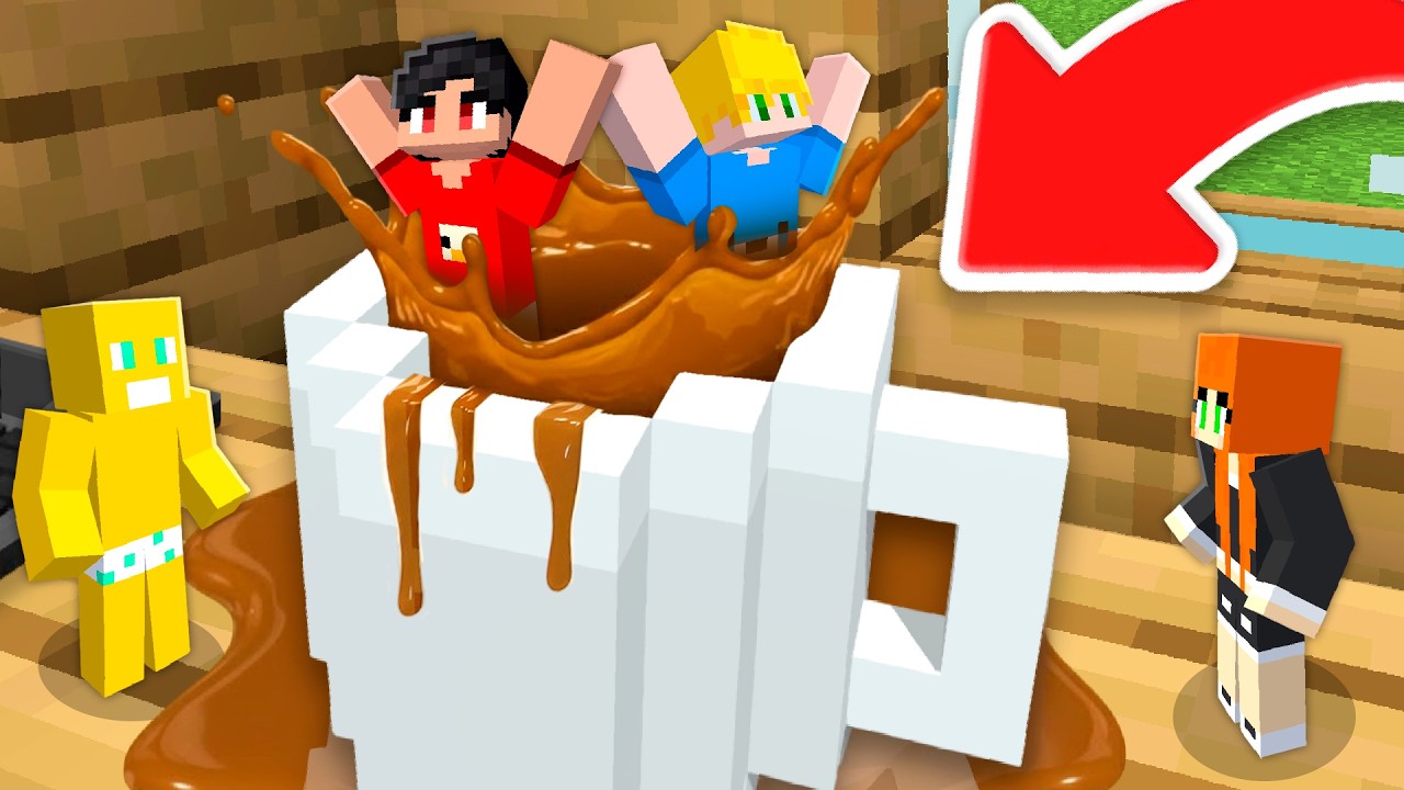 Ficamos Muito Pequenos no Minecraft!
