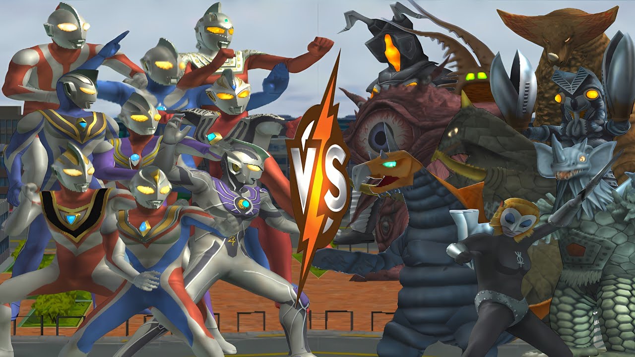 ウルトラマン DYNA VS ALIEN MAGMA, ULTRAMAN GAIA VS TYRANT, LEGEND VS VAKISHIM, TIGA VS BEMSTAR #ウルトラマン #怪獣