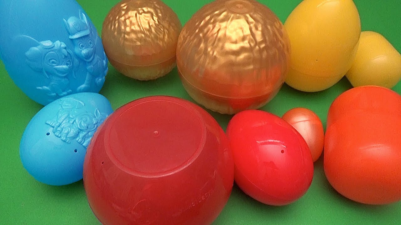 Learn Sizes with Surprise Eggs! Which Surprise Egg is Bigger Challenge! Part 13