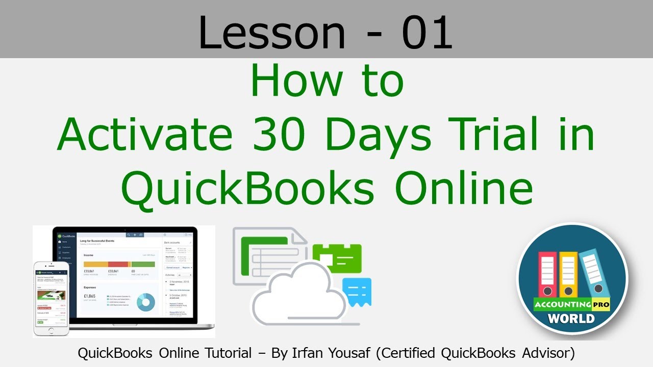 01- How to Activate QuickBooks Online 30 Day Trial
