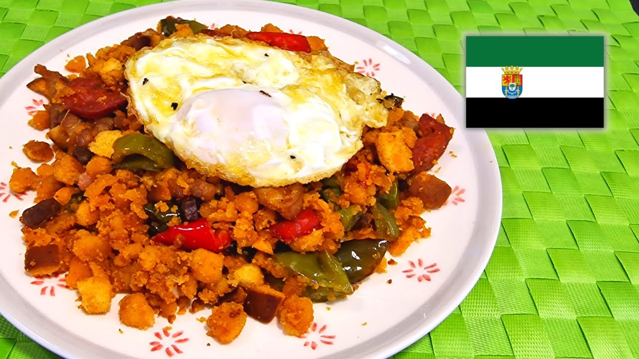 MIGAS EXTREMEÑAS o MIGAS DE PASTOR | Receta tradicional RIQUÍSIMA