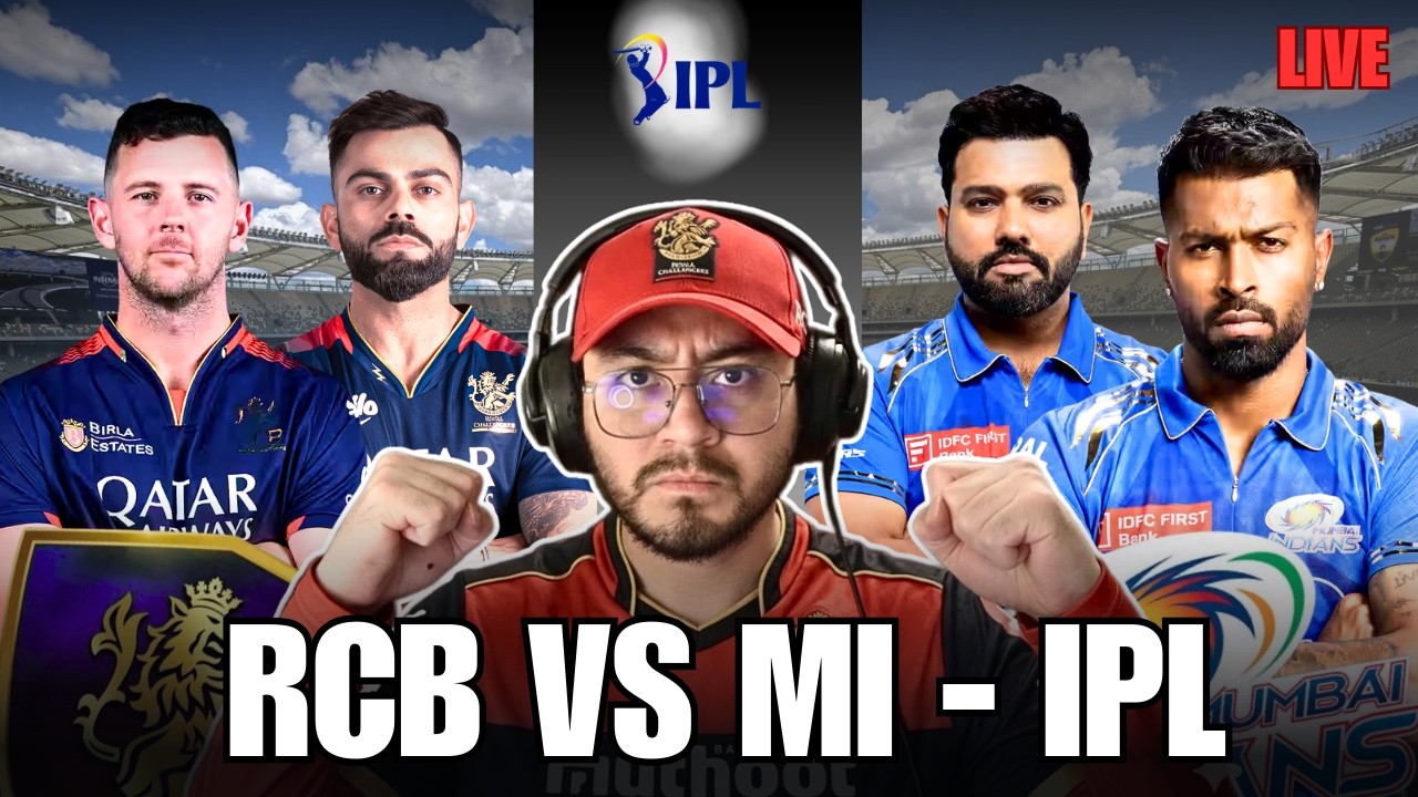 Royal Challengers Banglore vs Mumbai Indians T20 | RCB vs MI | Cricket 26 Live | NoobBroLive