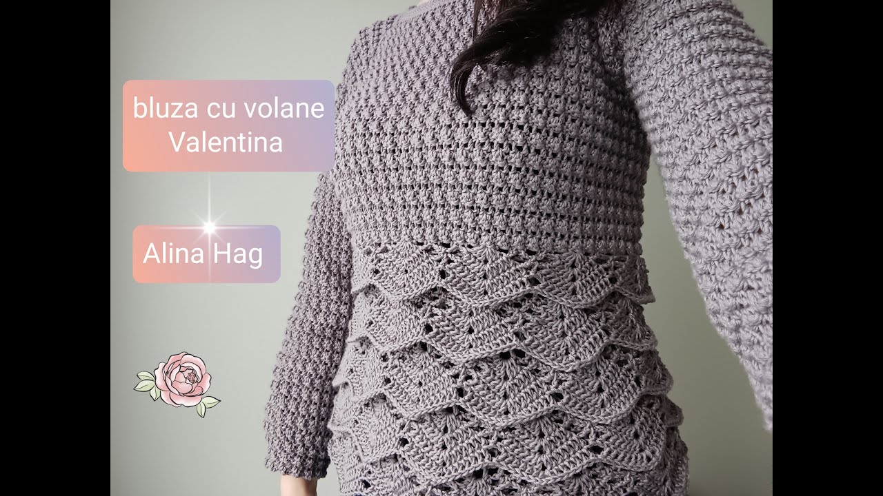 bluza VALENTINA (model cu volane)