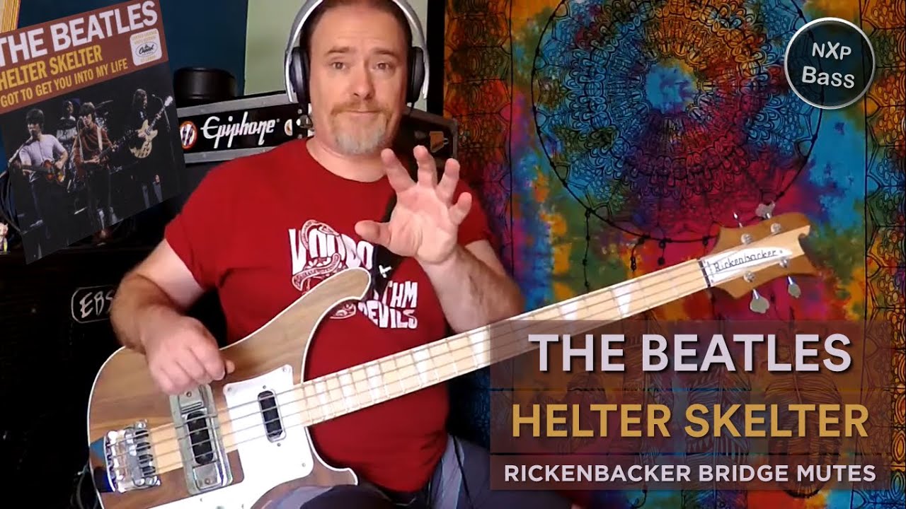 Helter Skelter - The Beatles - Rickenbacker bass cover