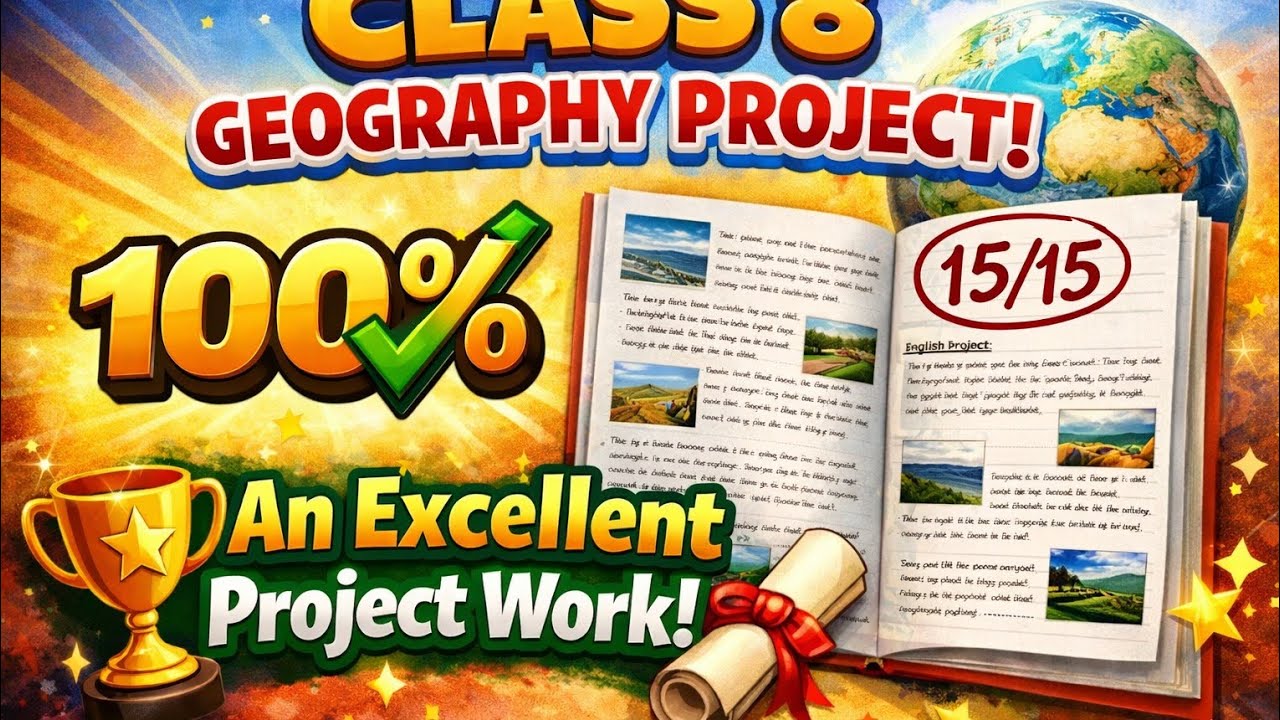 Class 8 Geography Project Work/Class 8 Geography Project Work 2026/Class 8th Geography Project 
