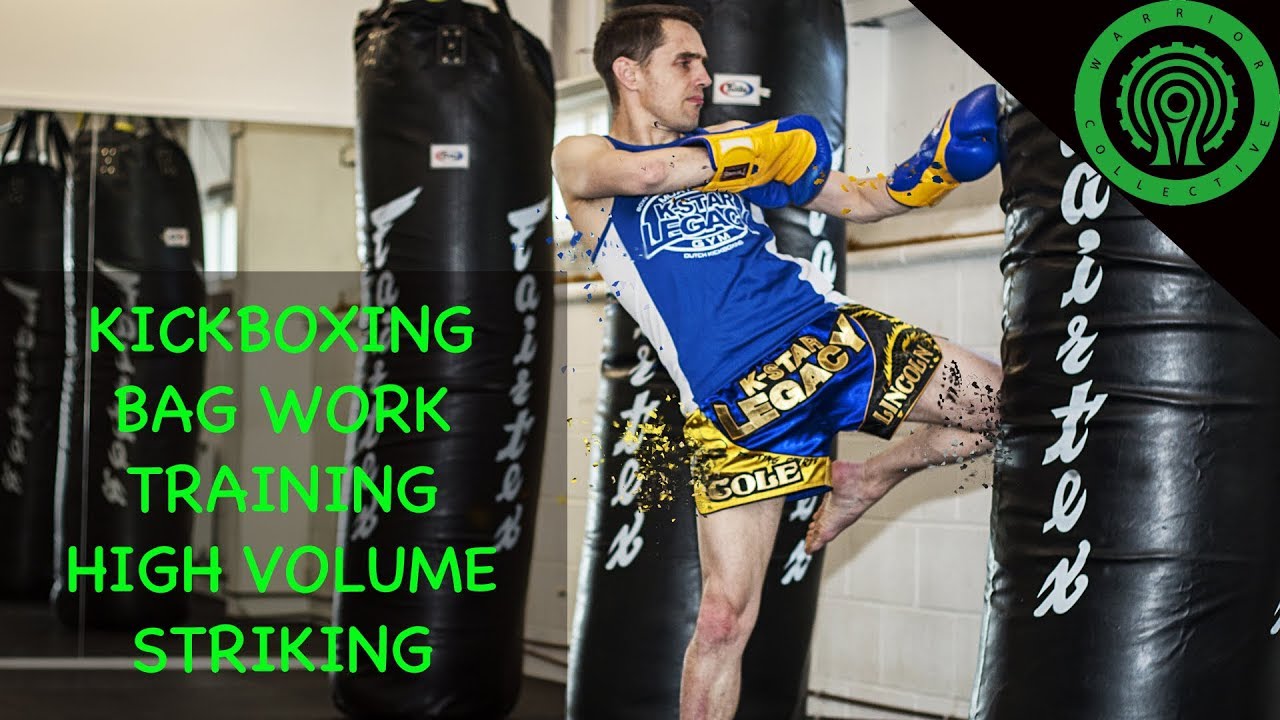 Muay Thai / Kickboxing Bag Work Training for High Volume Striking with Damien Trainor