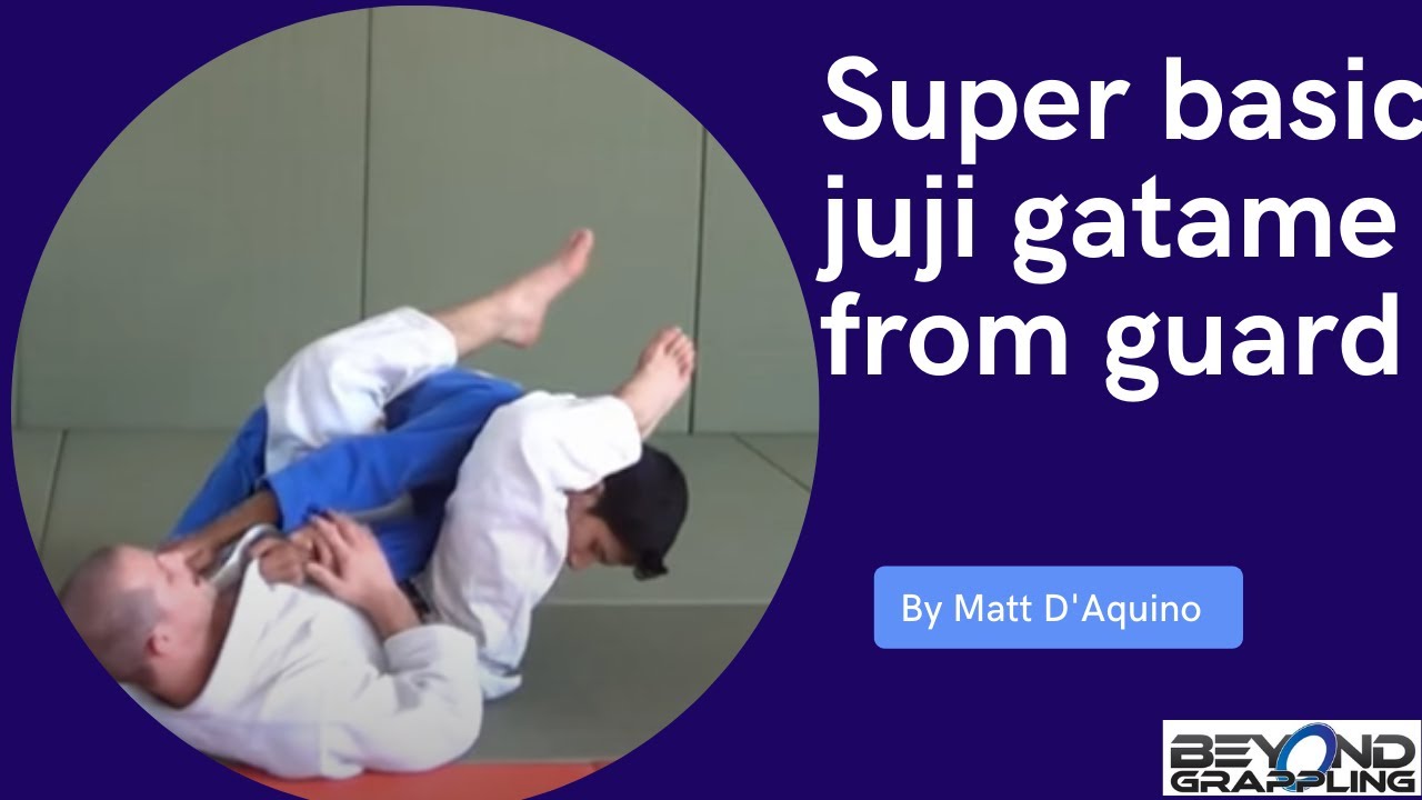 Super simple Juji gatame from guard