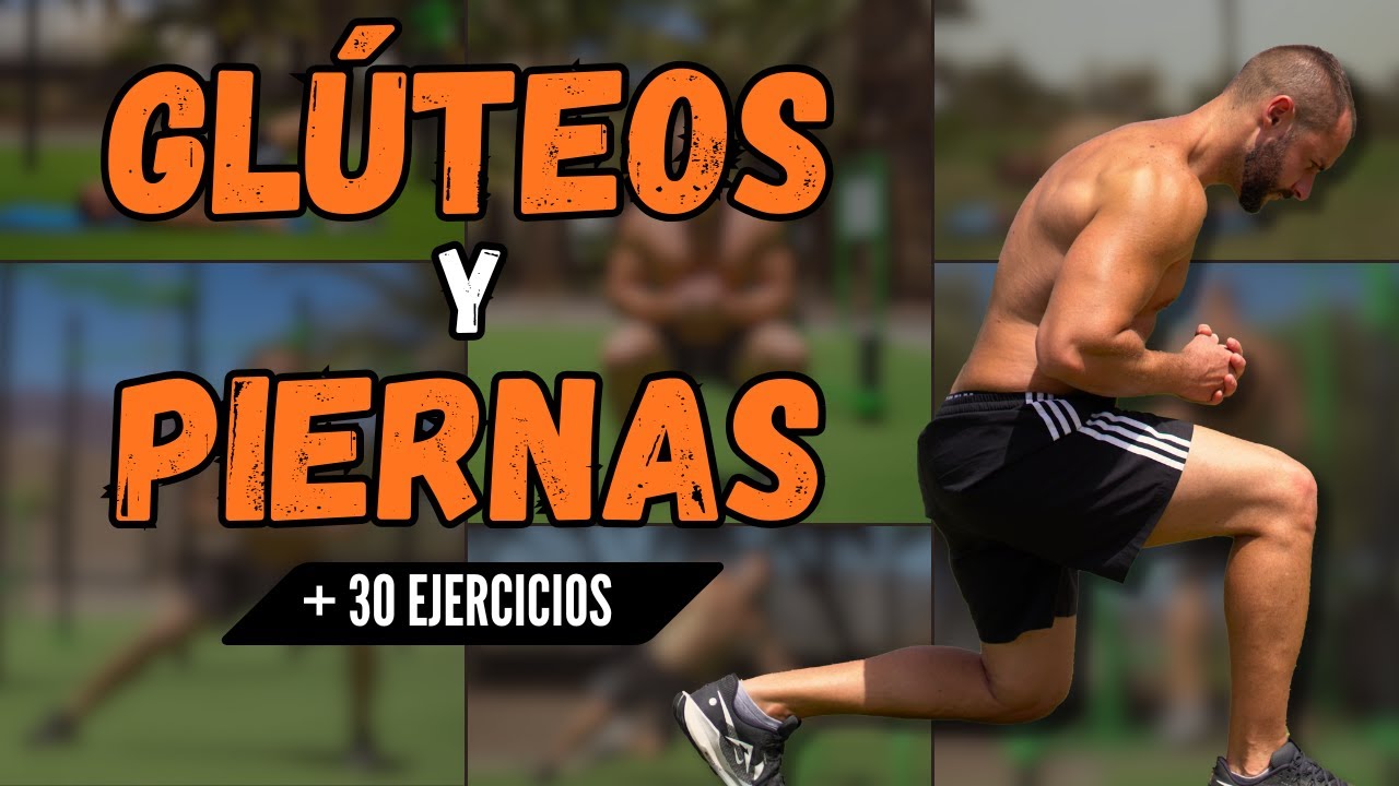 EJERCICIOS para piernas y glúteos SIN MATERIAL | Recopilación para principiantes
