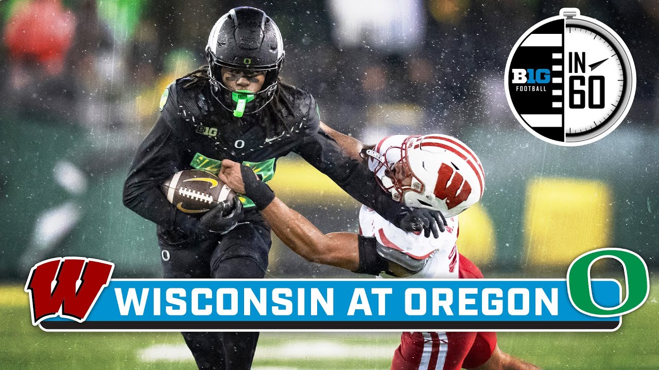 Wisconsin at Oregon | Oct. 26, 2025 | B1G Football in 60