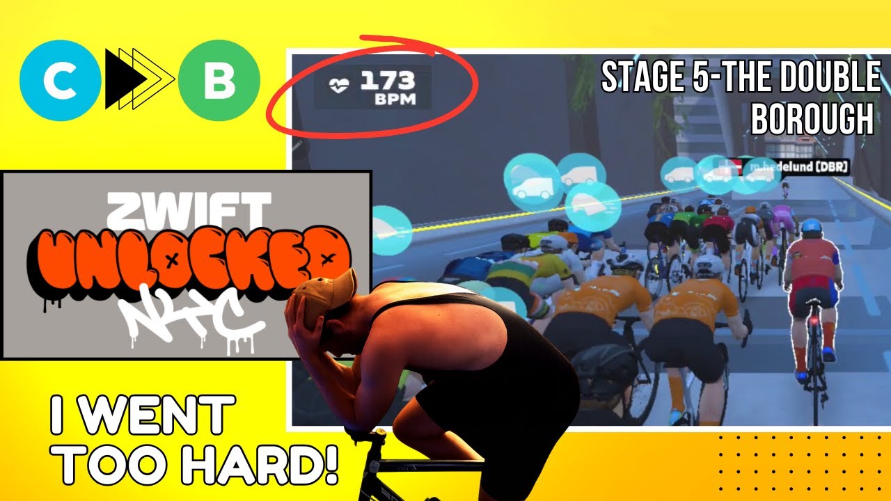 C Rank Zwifter TAKES ON First B Race… What Could Go Wrong?! | Zwift Unlocked Stage 5