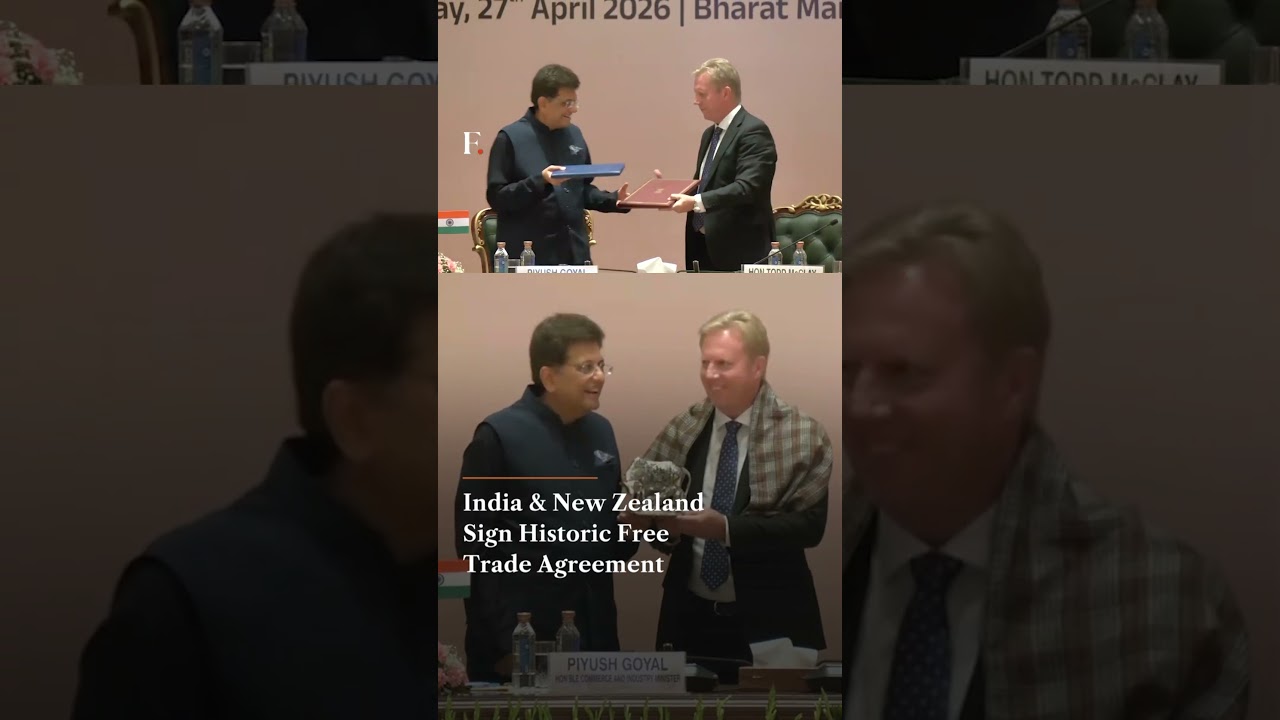 India and New Zealand Sign Historic Free Trade Agreement | N18G