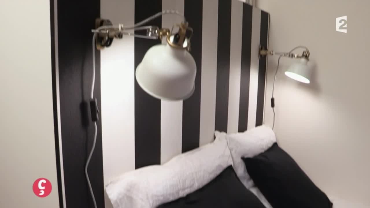 [DÉCO] Une chambre graphique en noir et blanc #CCVB