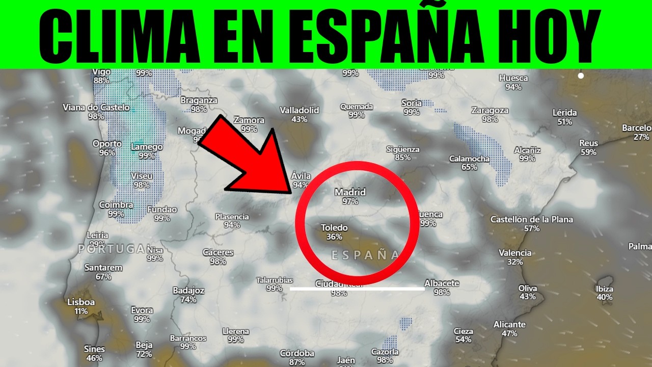 🔴Nieve y Caos:❄️ ALERTA Roja en ESPAÑA HOY Martes 17 de Febrero