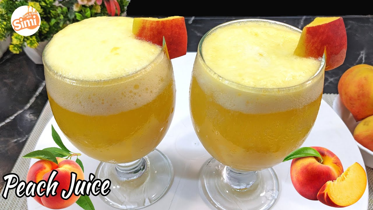 Peach Juice Recipe | Peach Soda Drink Recipe | Summer Special Recipe