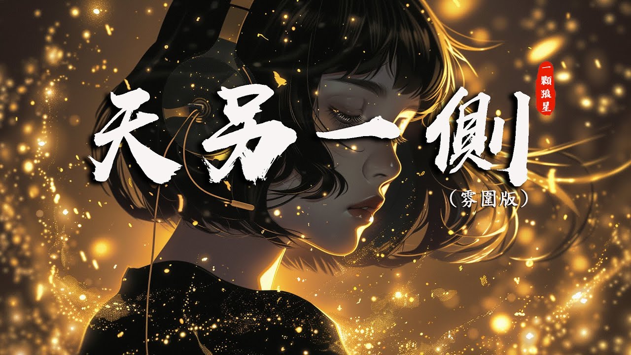 《天另一側（氛圍版） 》一顆狼星Yī kē l&aacute;ng xīng【 你說愛我 卻又放我 天另一側】Official Lyric Video