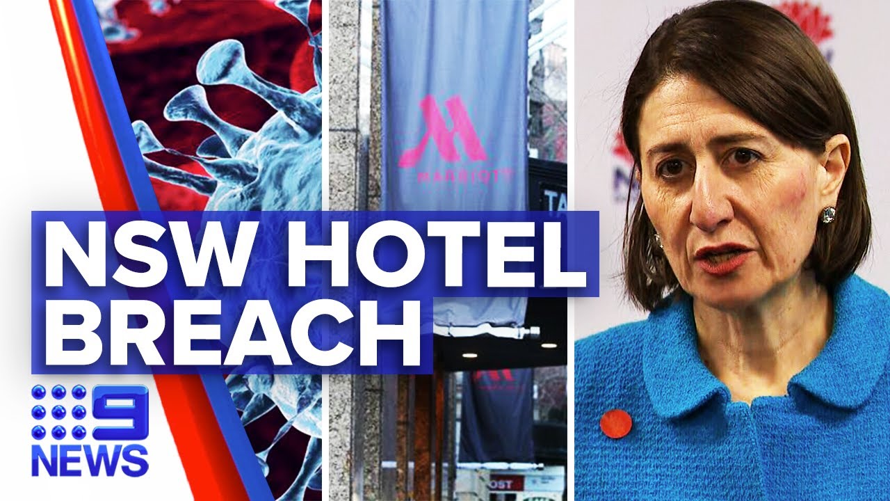 Coronavirus: Hotel quarantine breach in NSW amid tracing concerns | 9 News Australia