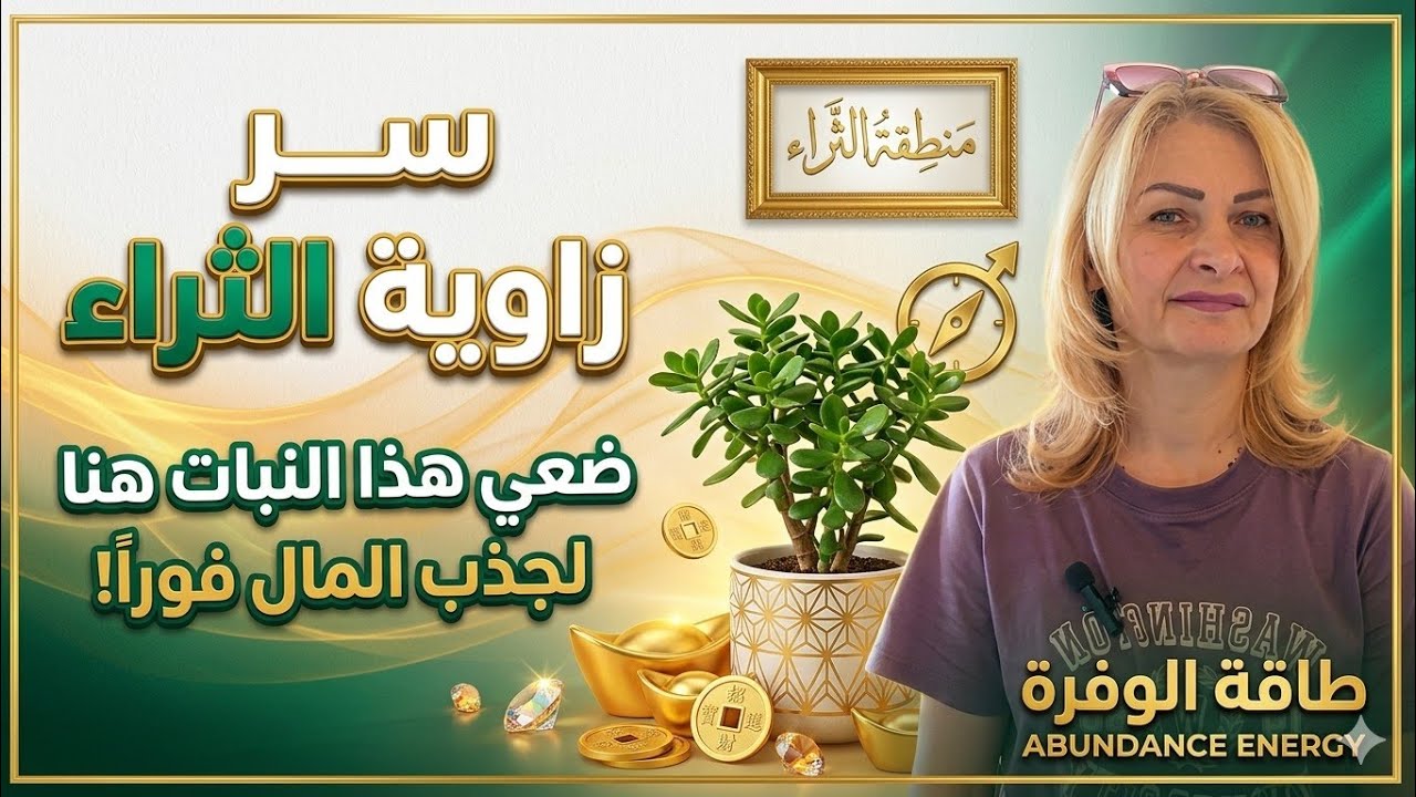 سر الزاوية اليسرى: كيف تفعّل ركن المال والوفرة في منزلك فوراً؟ 💰🌱
