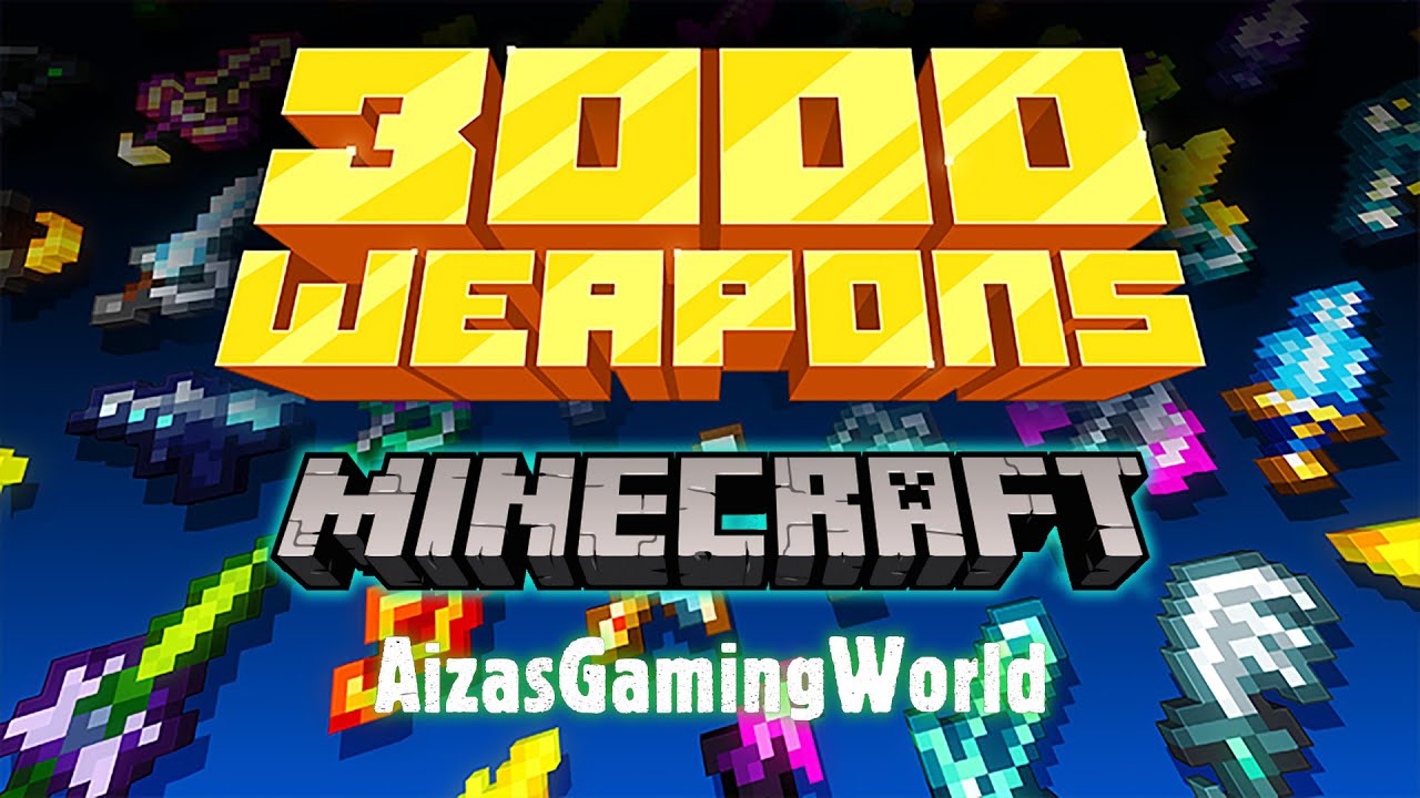 How to add 3000+ Weapons to Minecraft