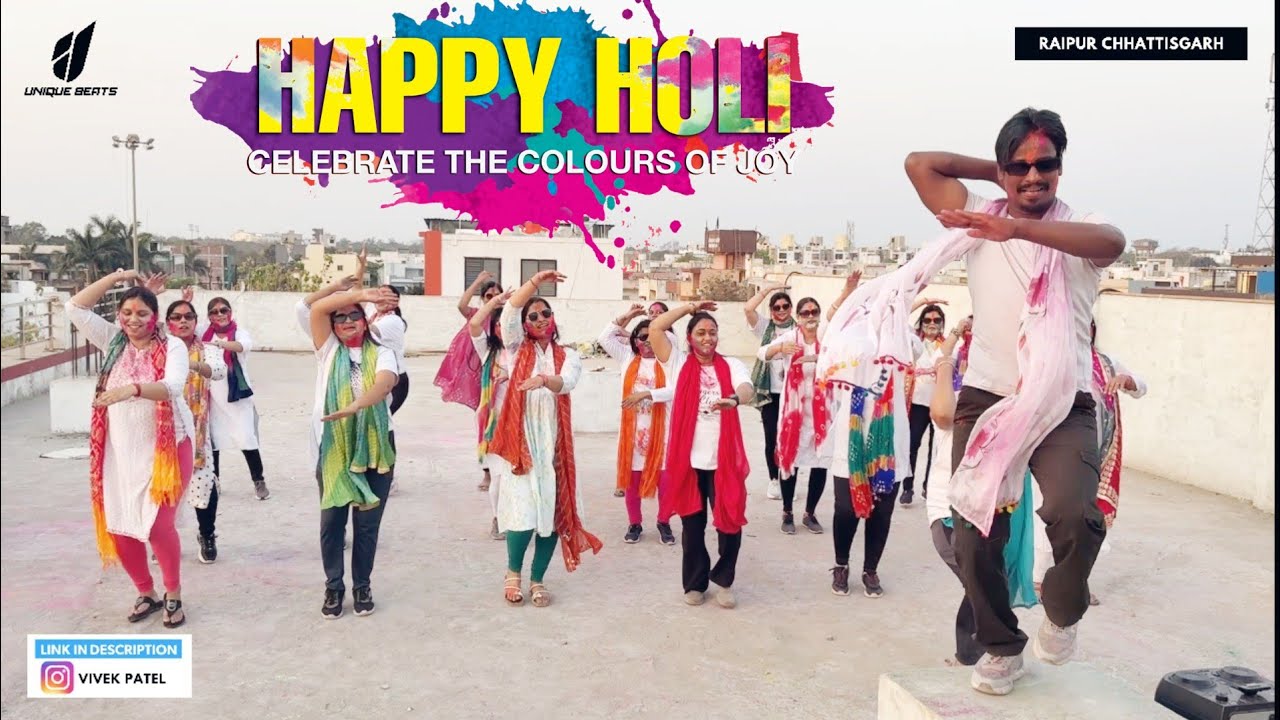 Holi Celebration | Happy Holi Dance Video | Zumba Fitness With Unique Beats | Vivek Sir