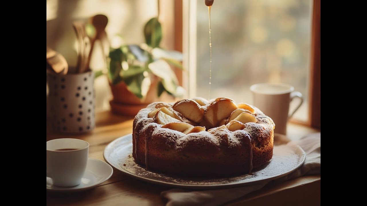 Old Fashioned Apple Cake Recipe 🍏