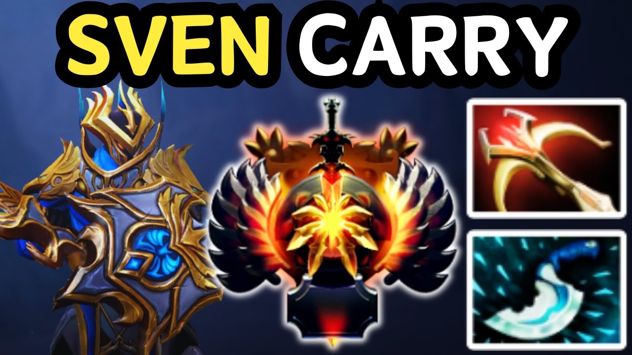 🔥 SVEN SAFELANE IS TERRIFYING 🔥 IMBA DAMAGE
