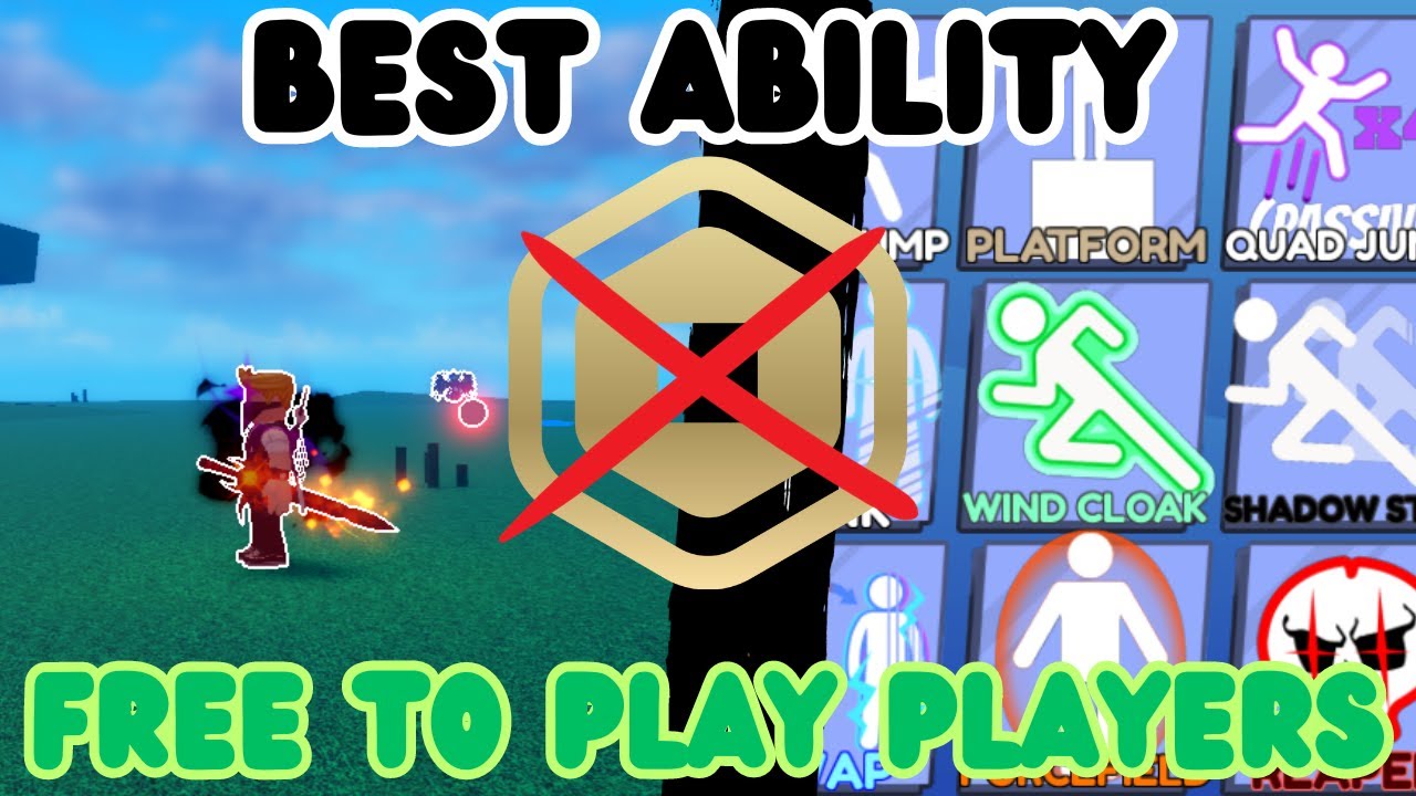 Best Ability For *Free To Play* Players In Blade Ball!