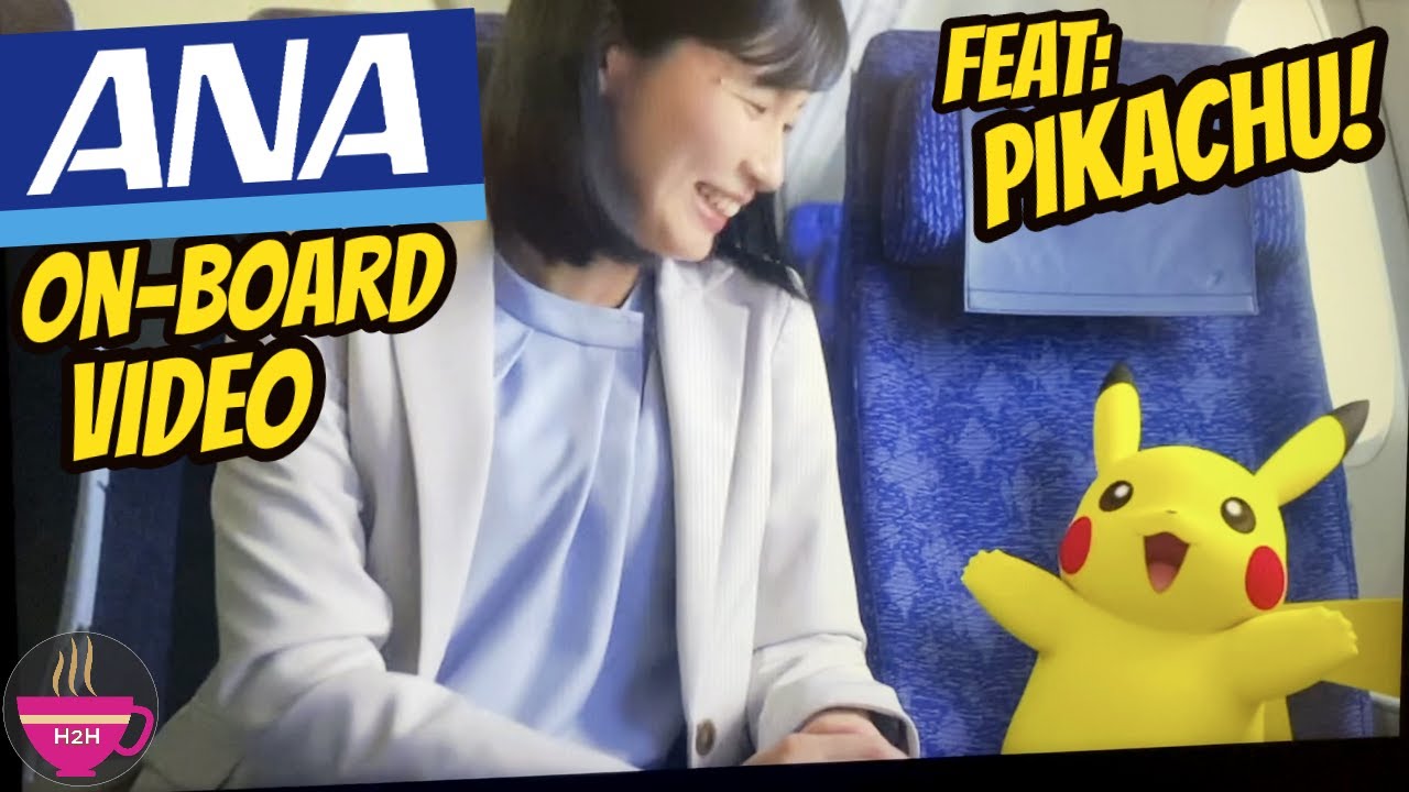 How to: ANA On Board Screen Video Feat Pokemon: Pikachu Lost in Airport