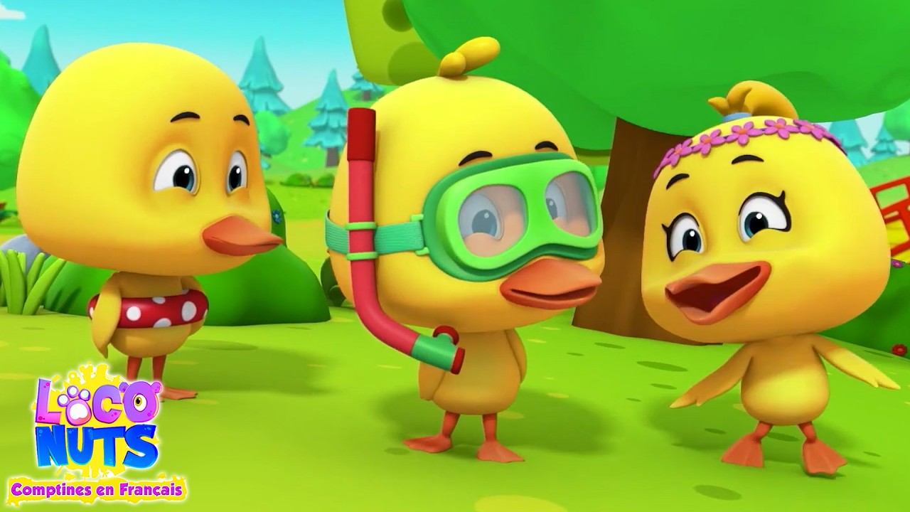 Loco Nuts Cinq Petits Canards 🦆 | Chanson pour Enfants