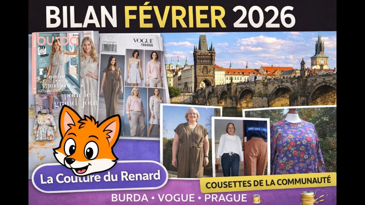 Bilan couture : Burda Style mars 2026 + les cousettes de la communauté