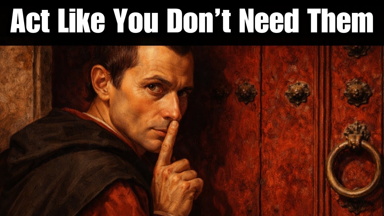 The Moment You Stop Needing It, Everything Changes - Machiavelli