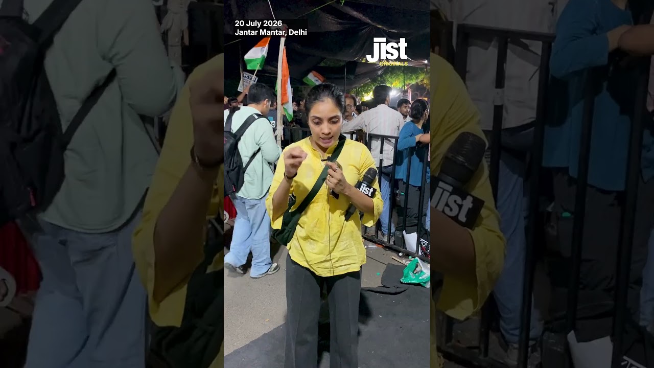 Heavy Crowd Gathers at Jantar Mantar Amid Tight Security Ahead of Sansad March | Jist