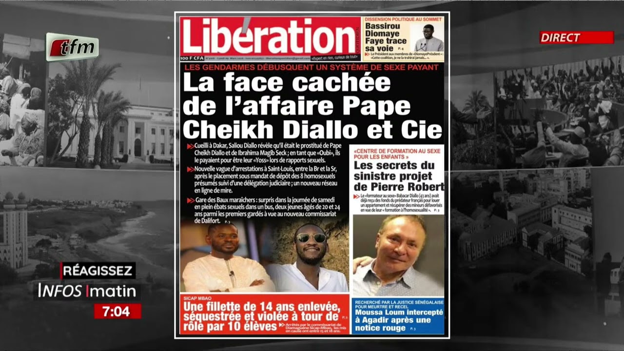Yenekay yi ak Cheikh DIOP - Infos matin du 09 Mars 2026