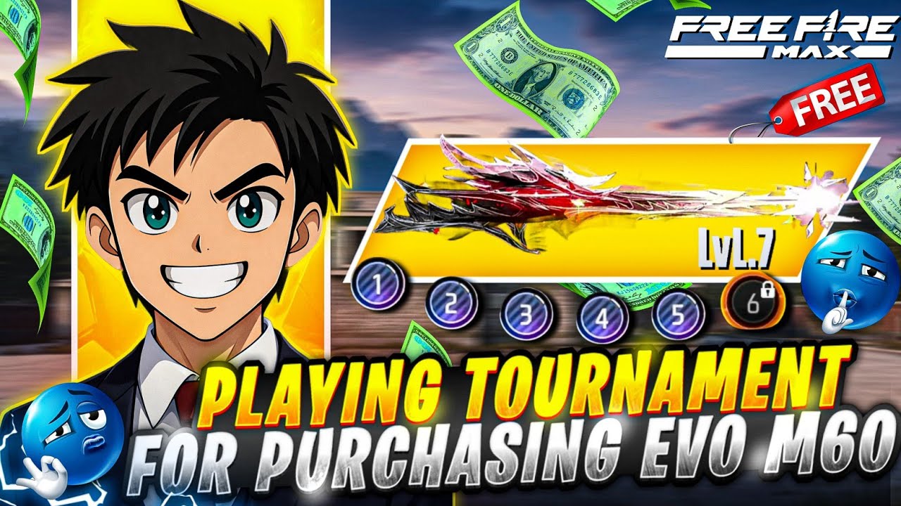 Finally Purchased Rear Evo M60 😱 | Playing Tournament 🔥| GOD NPG FF