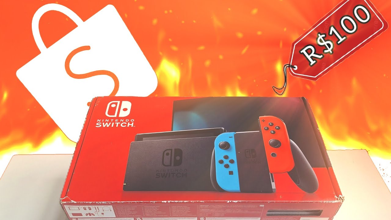 Comprei um switch desbloqueado de 100 reais