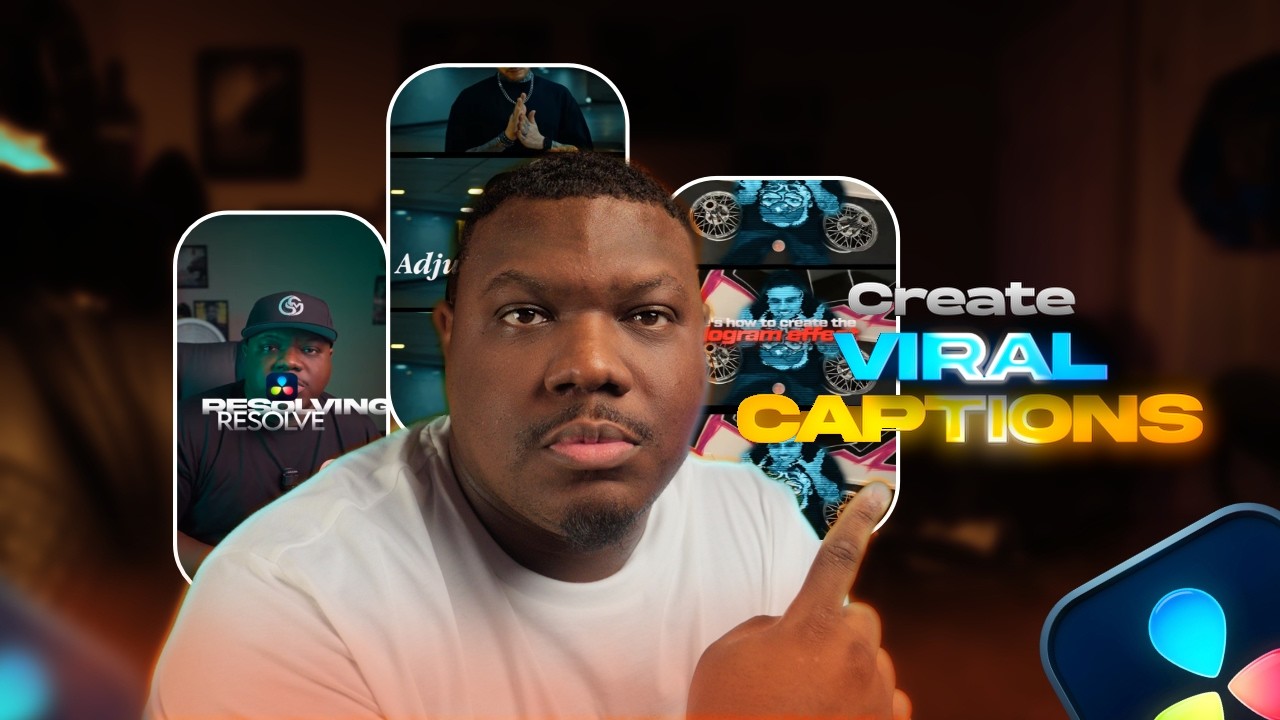 Create VIRAL Captions in Seconds: DaVinci Resolve Text Flo