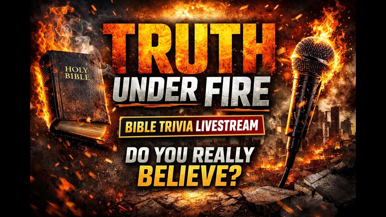 Truth Under Fire: The Bible Trivia Livestream That Will Test What You Really Believe.