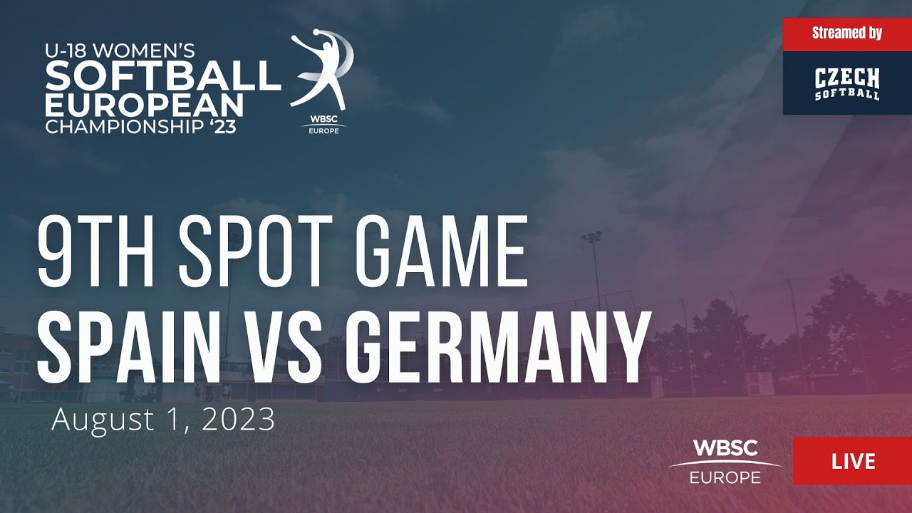 81 U-18 Women's Softball European Championship 9th spot: Spain VS Germany