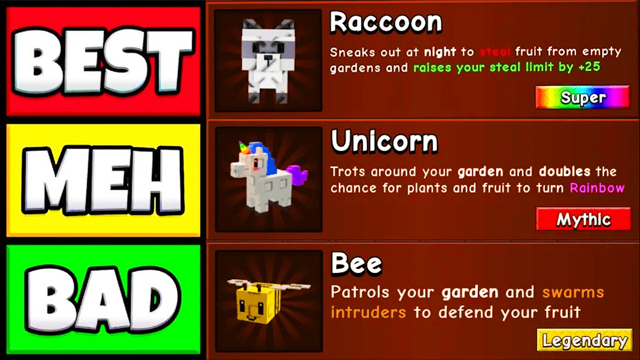Grower Garden 2: ЛУЧШИЕ ПИТОМЦЫ! (Обзор всех питомцев) Roblox