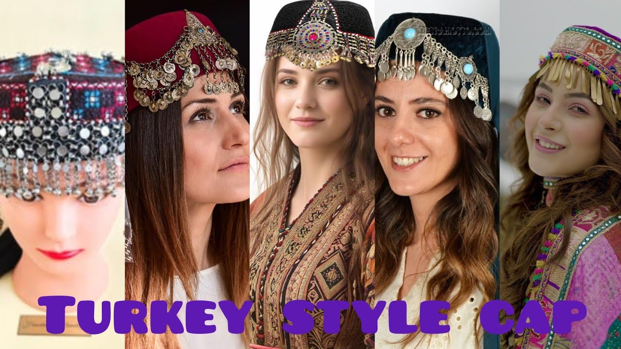 beautiful handmade cap with jewelry 😍 turkey style cape halima sultan style cap 