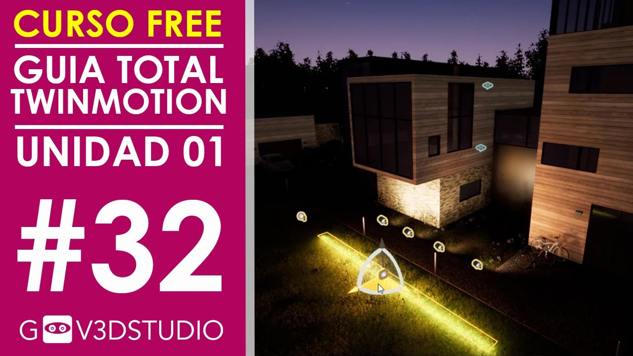 Guía Total Twinmotion U01_32 Introducción a luces artificiales