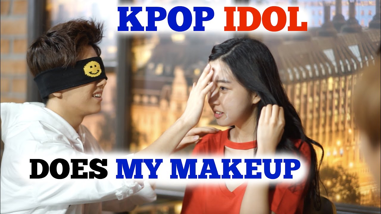 KPOP IDOL BOYGROUP DOES MY MAKEUP Ft. HOTSHOT  | Sunnydahye