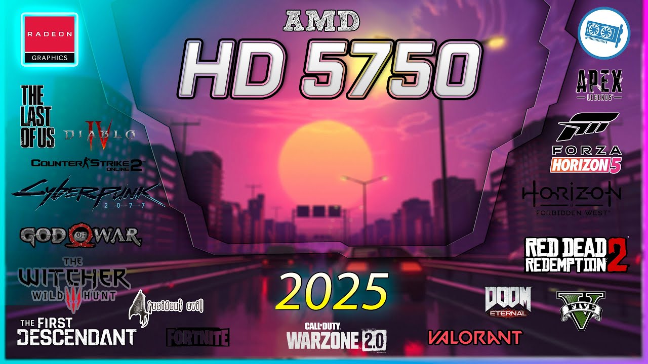 🔵AMD Radeon HD 5750 + Ryze 5 5600X in 40 GAMES        (2025