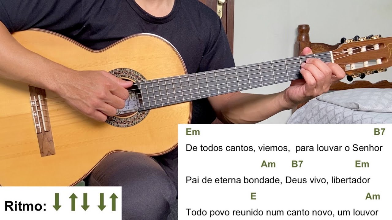 DE TODOS CANTOS VIEMOS (canto de entrada) | como tocar no violão [letra e cifra]