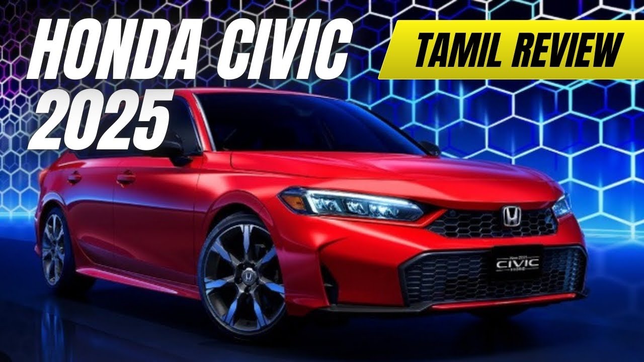 Honda Civic 2025 Walkaround Review in Tamil | #usa #america #honda #tamil #tamilvlog #car #civic