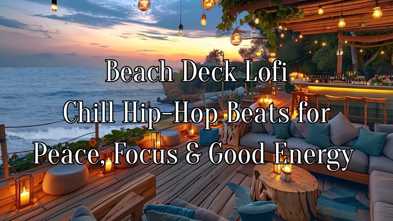 Beach Deck Lofi ☕🌴 | Chill Hip Hop Beats for Peace, Focus & Good Energy
